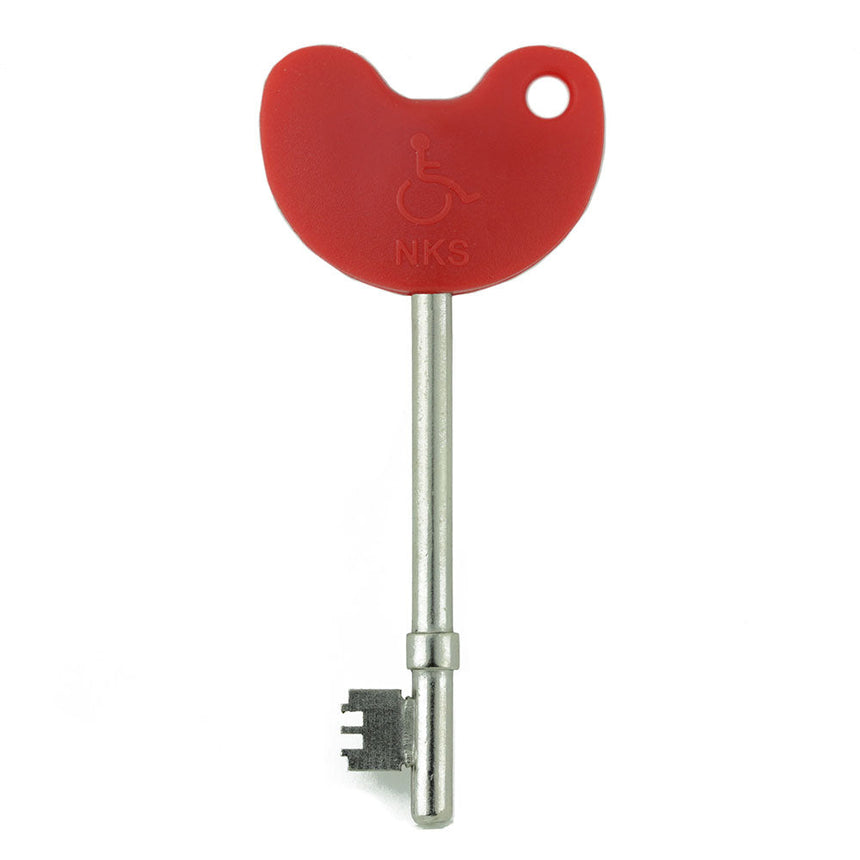 Lokko Disabled Toilet Key for Radar Doors - Large Grip Braille Head