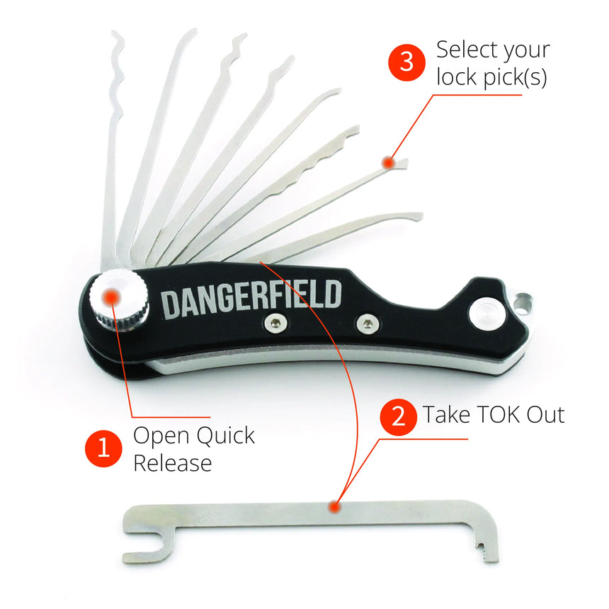 Dangerfield SKELETON Lock Pick EDC Covert Entry Multi-Tool 