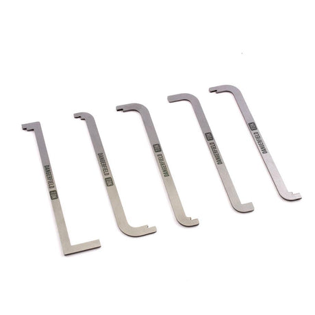 Dangerfield 5 TOK Top of Keyway Pry-Bar Tension Wrench Set - UKBumpKeys