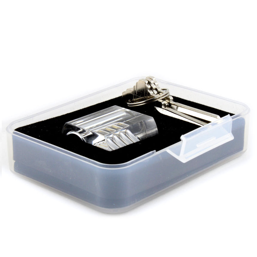 Dangerfield Clear Acrylic Practice Lock - Standard Pins - UKBumpKeys