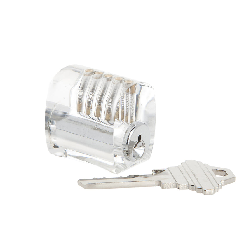 Brockhage Visible Cutaway Practice Lock with Standard Pins - UKBumpKeys