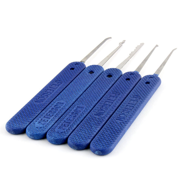 Peterson 'Just Picks' Stainless Slender 5 Piece set - UKBumpKeys