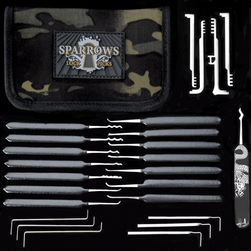 Sparrows VORAX complete professional cylinder lock access kit - UKBumpKeys