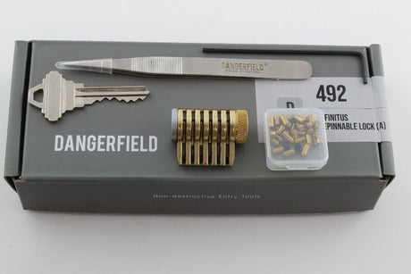 Cut-away reinnable practice lock  - Dangerfield boxed set