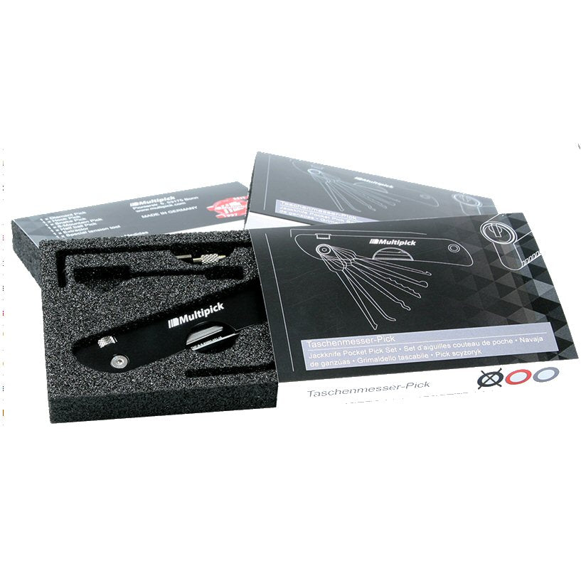 Multipick Jacknife Pocket Pick Set Blackline Edition - UKBumpKeys