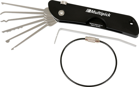 Multipick Jacknife Pocket Pick Set Blackline Edition - UKBumpKeys