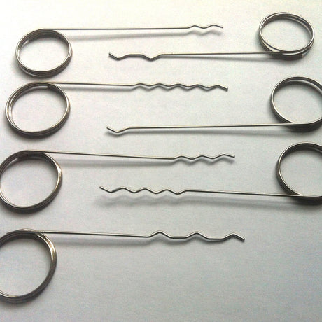 7 Piece Small Keyway Finger Lock Rakes - Mini Rakes - UKBumpKeys