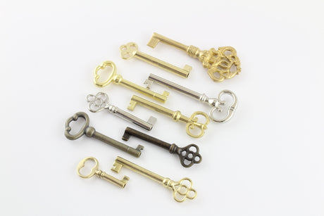 10 Piece Bit + Barrel Skeleton Key Selection - UKBumpKeys